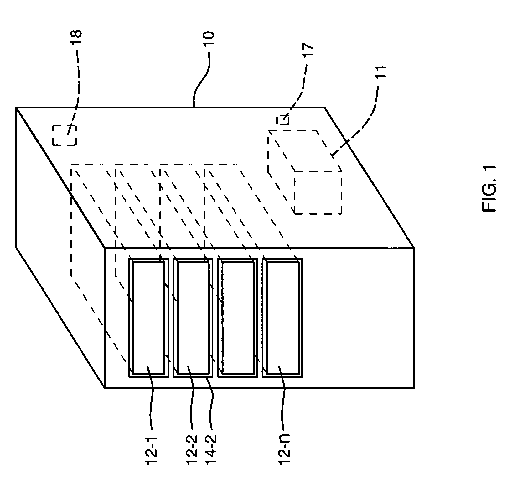 Data bank providing connectivity among multiple mass storage media devices using daisy chained universal bus interface