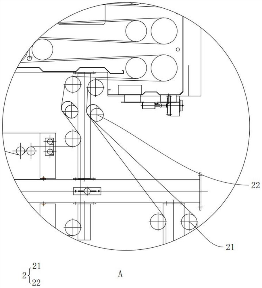 Open-width four-layer cloth double-speed composite desizing, scouring and bleaching machine