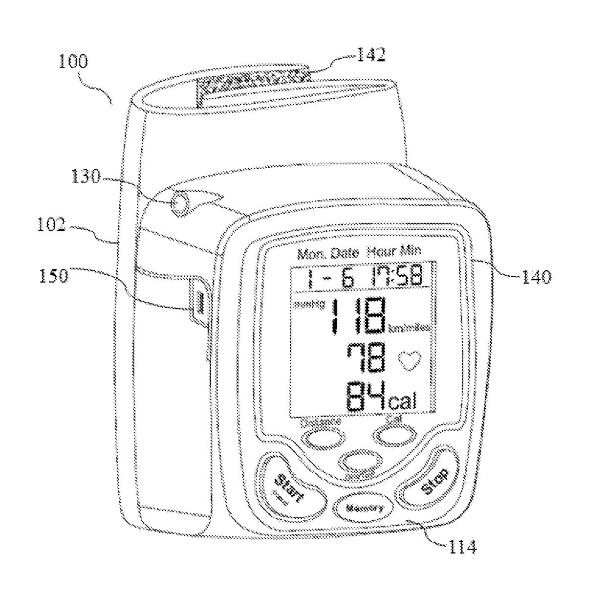 Fitness monitoring device