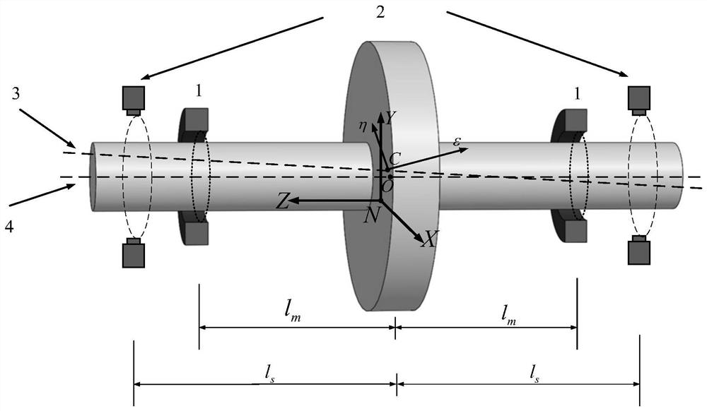 Magnetic suspension rotor same-frequency vibration torque suppression method based on double-channel wave trap