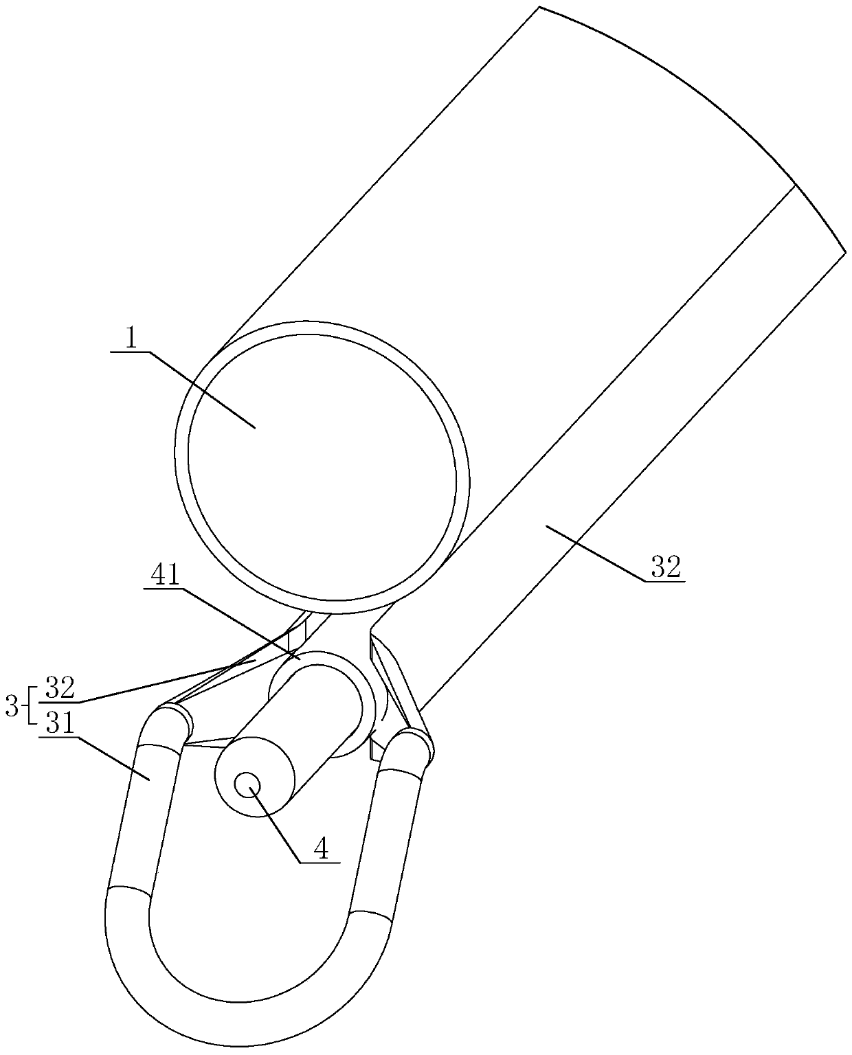 Operation handle for transurethral minimally invasive surgery for prostate