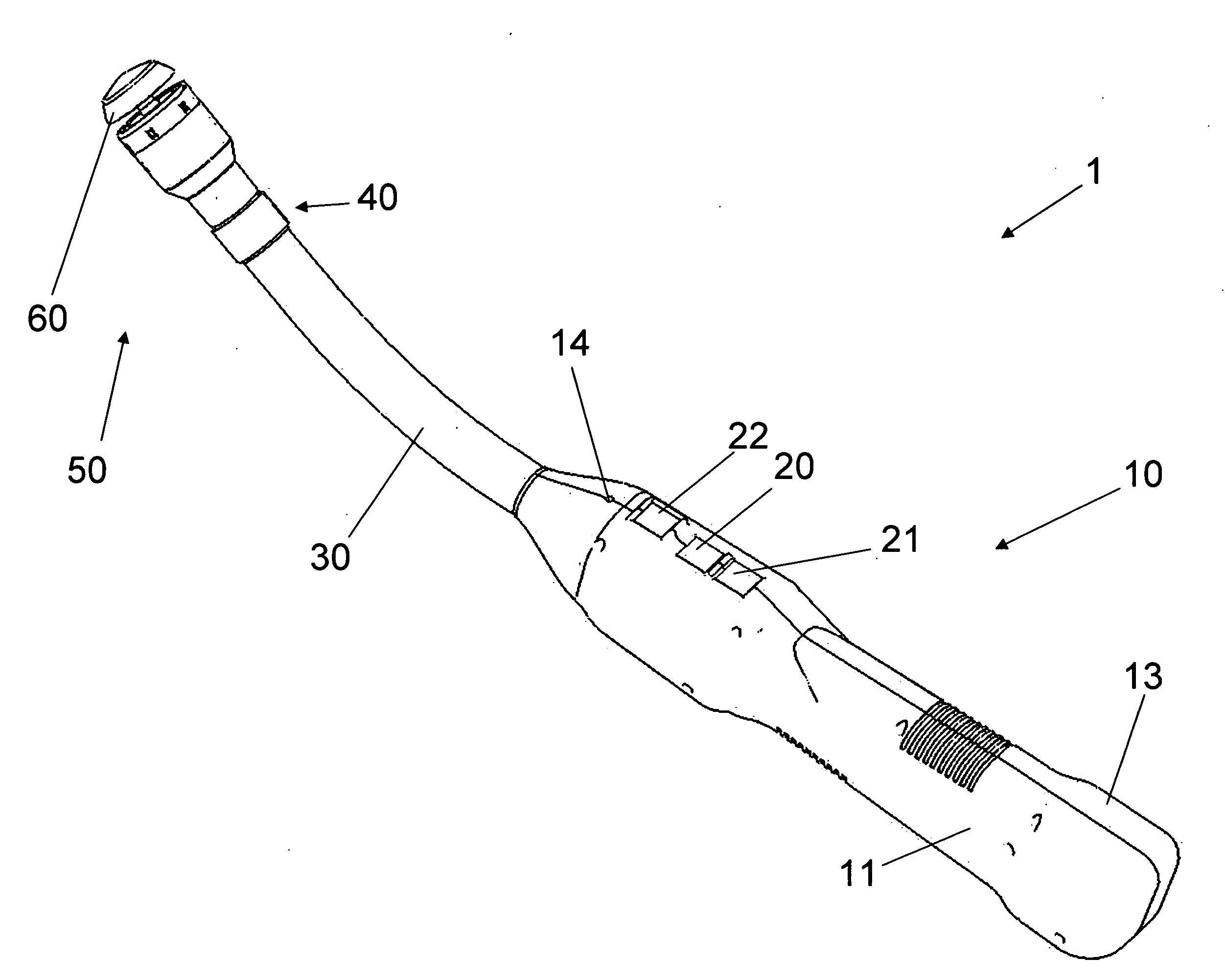 Electric surgical instrument with optimized power supply and drive