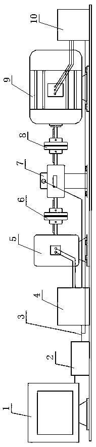 CAN bus-based motor bench experiment device and load control method