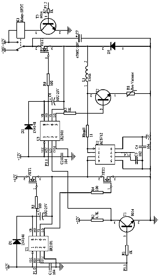 CAN bus-based motor bench experiment device and load control method