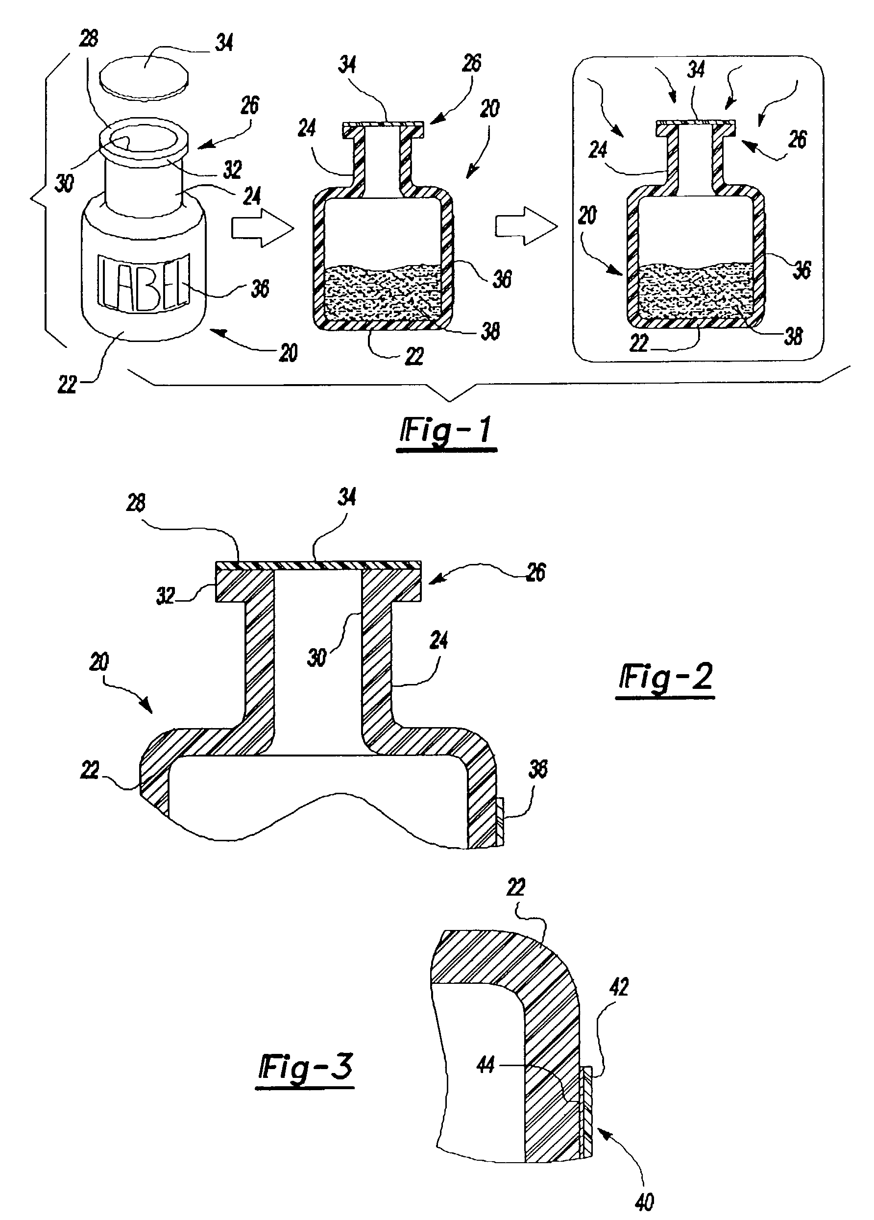 Method of fusing a component to a medical storage of transfer device and container assembly