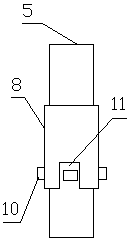 Lumbar puncture operation fixing frame