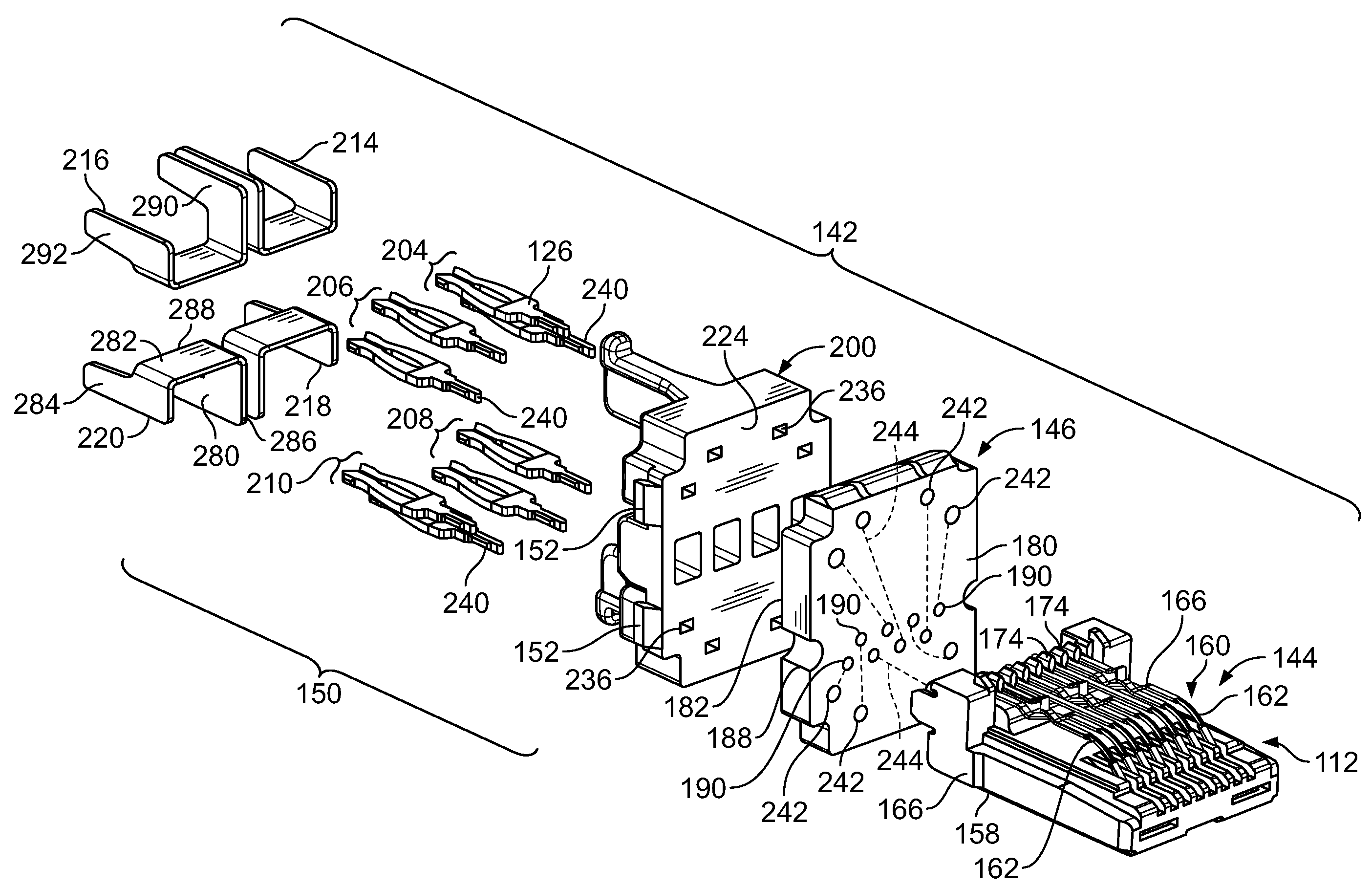 Electrical connector with enhanced back end design