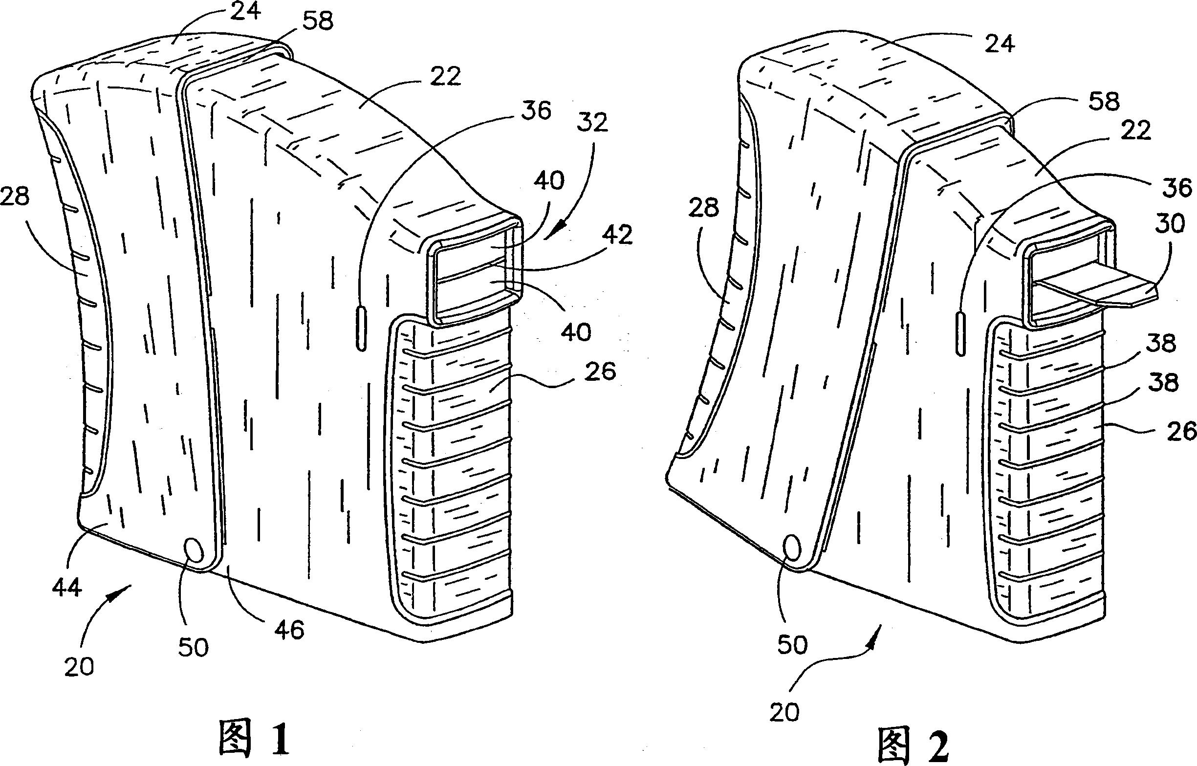 Dispenser for flattened articles such as diagnostic test strips
