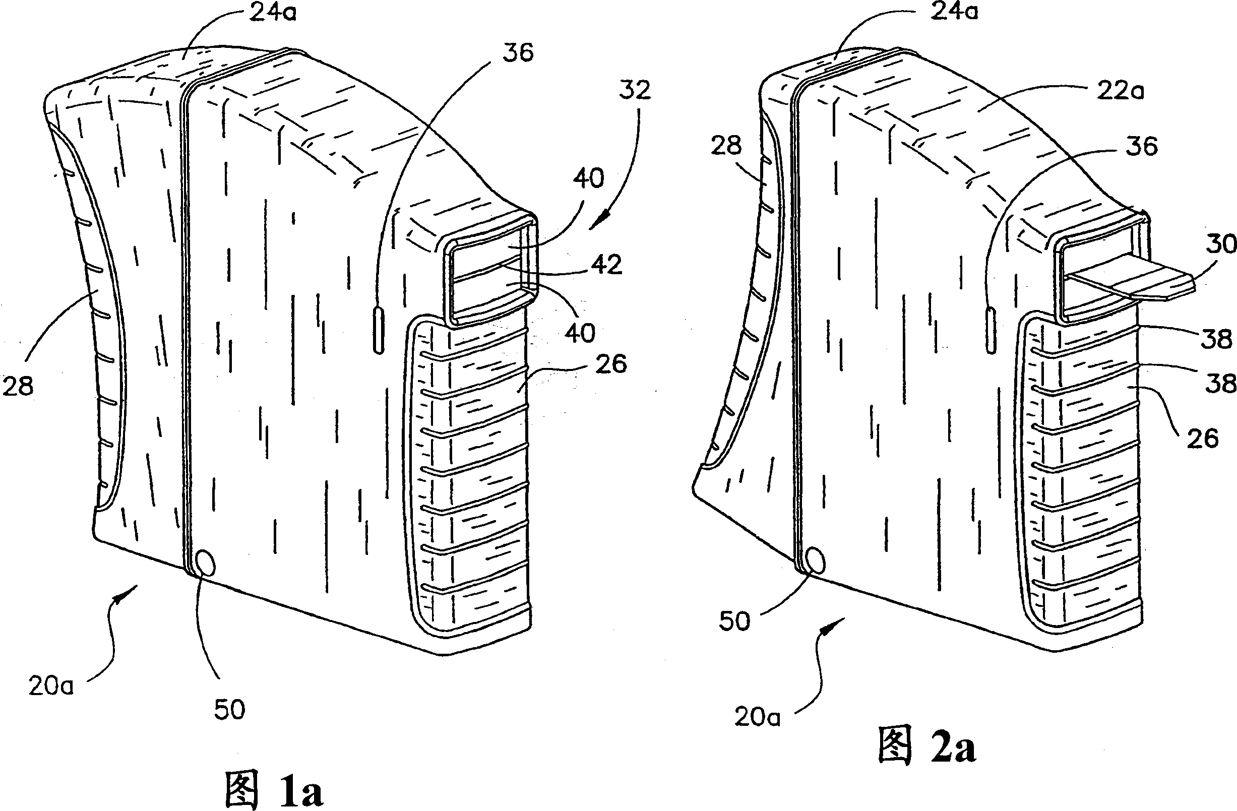 Dispenser for flattened articles such as diagnostic test strips