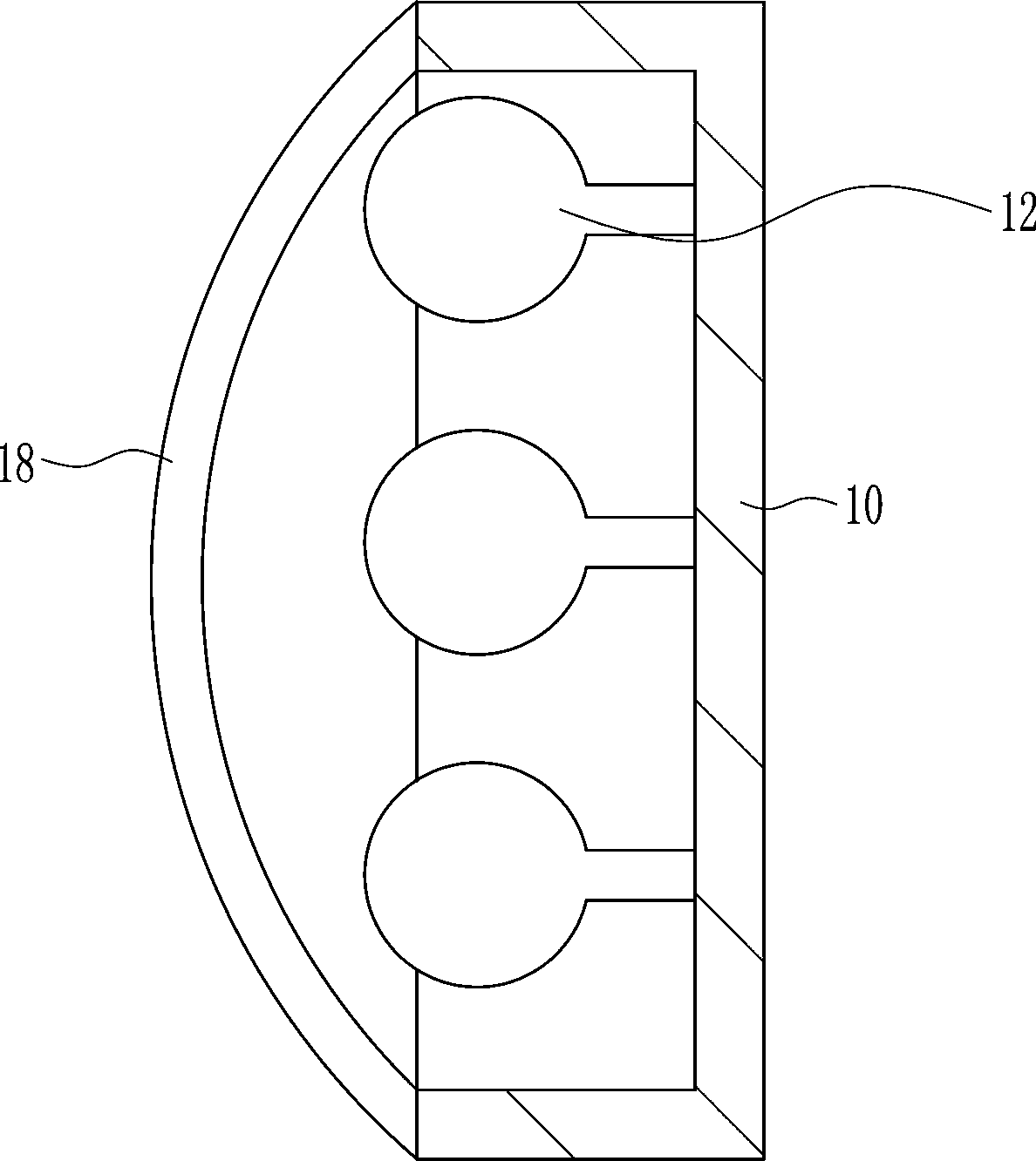 Lamp for traffic guidance