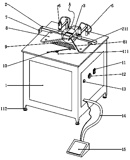 Non-ferrous metal alloy material cutting device