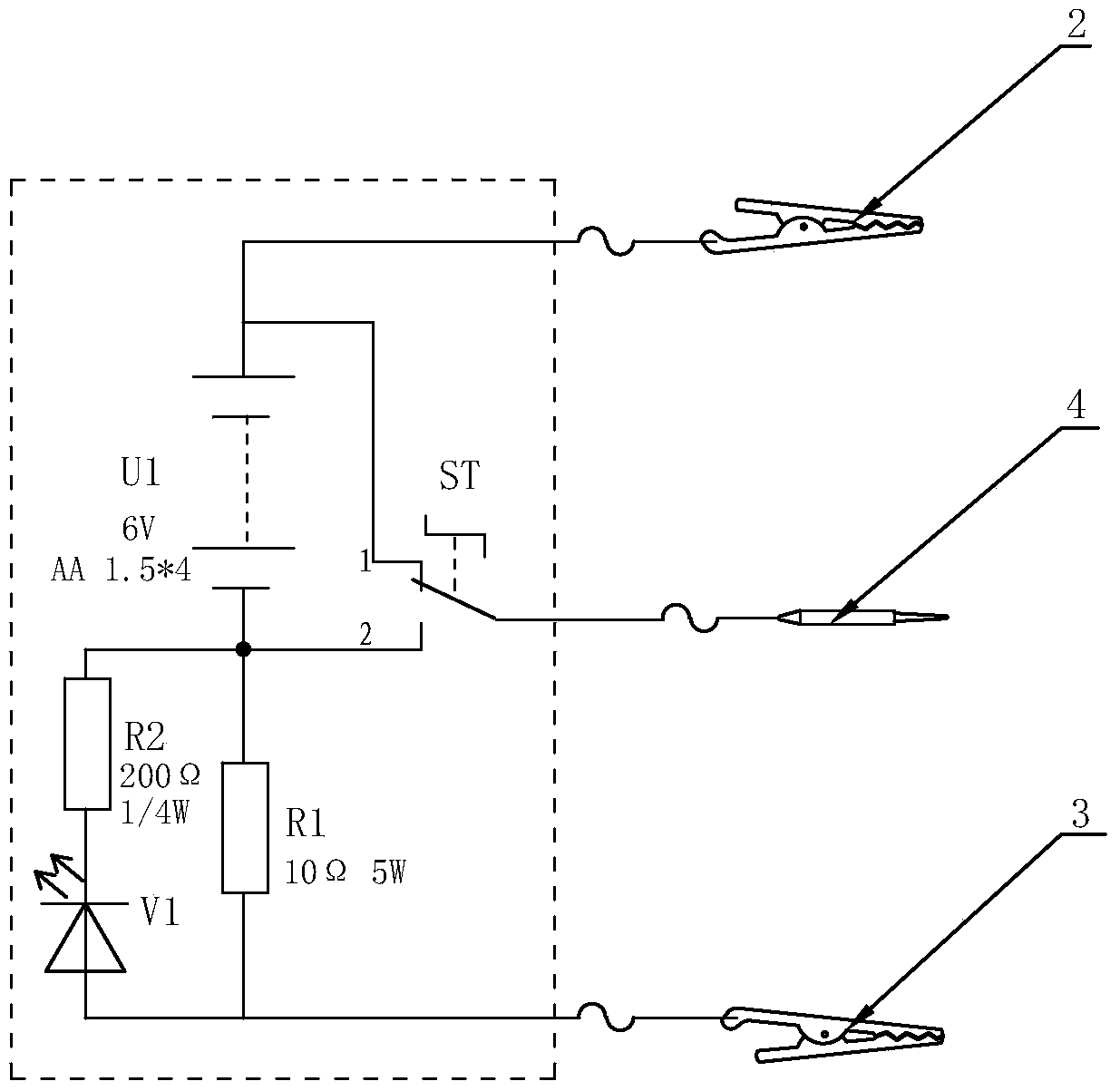 Thyristor detector and thyristor detection method of the detector