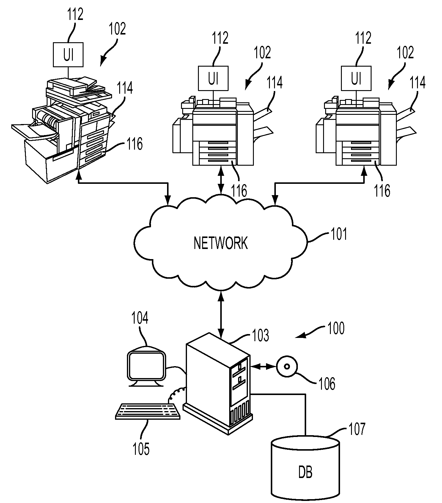 Hole punch die identification in a document reproduction system