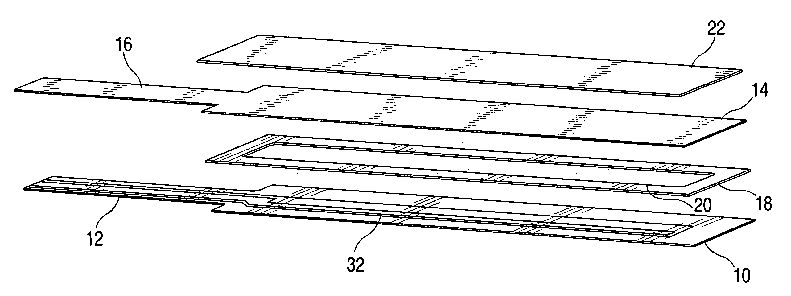 Device for detecting the location of a compression point