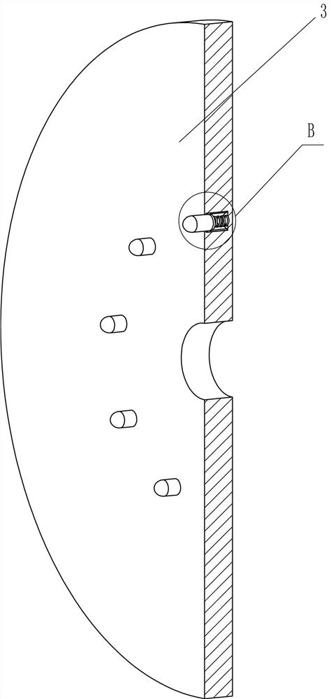 A herbal grinding device with cleaning function