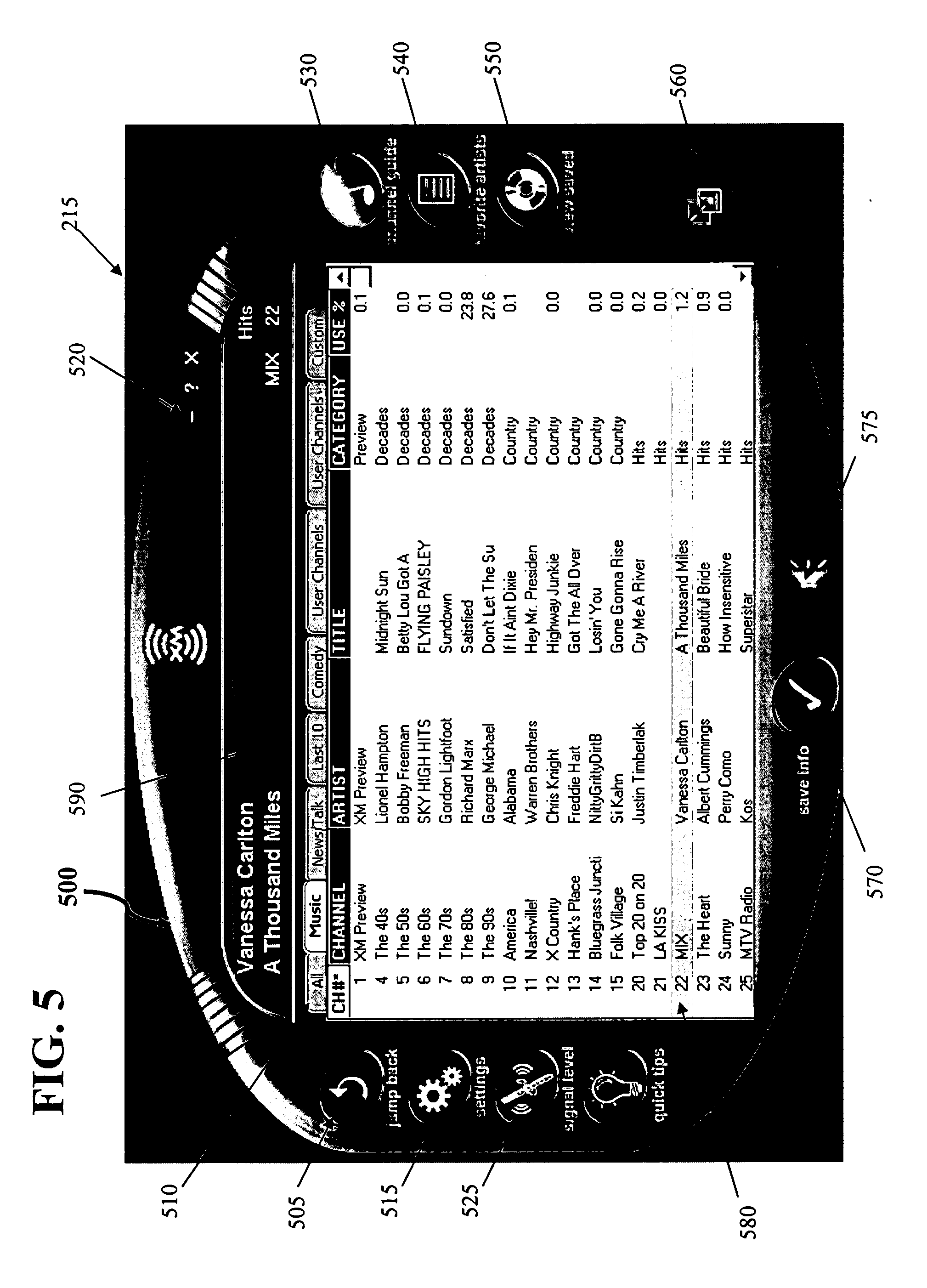 Computer based multi-channel radio system and user interface