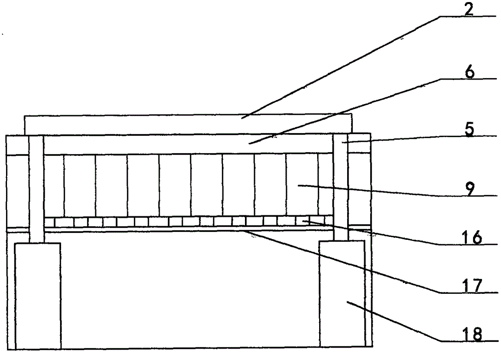 Teaching simulation device capable of displaying features of modern sedimentary reservoir for sedimentary major