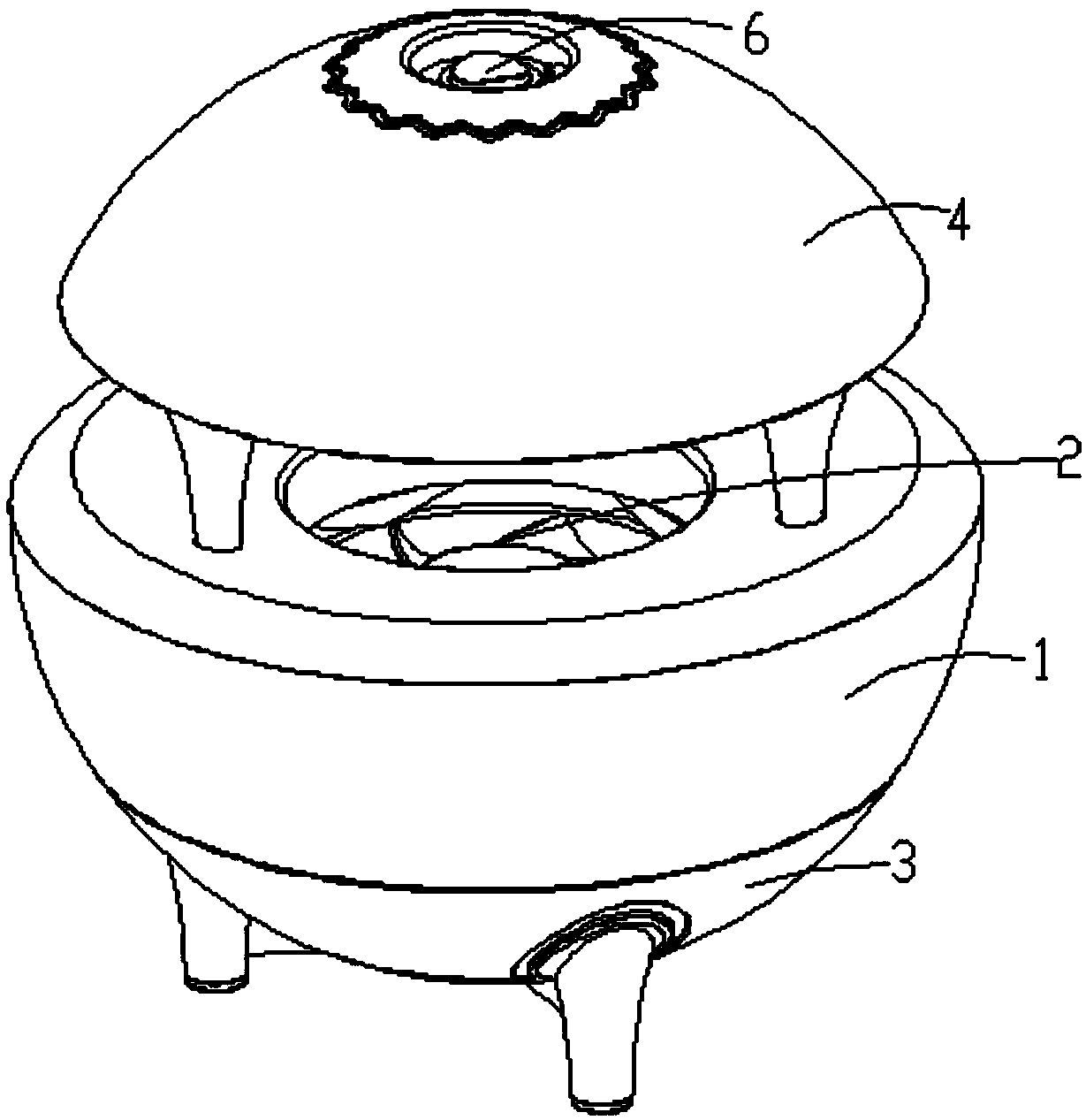 Air-flow type mosquito killer