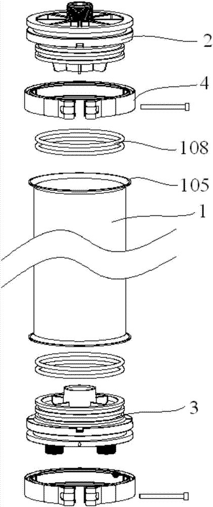 Ultra-filtration core assembly