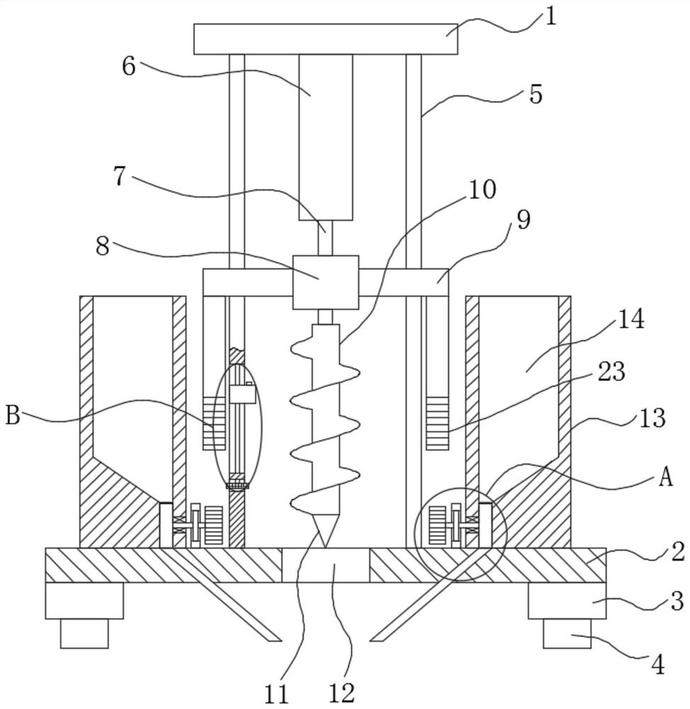 Agricultural pit digging and seeding device