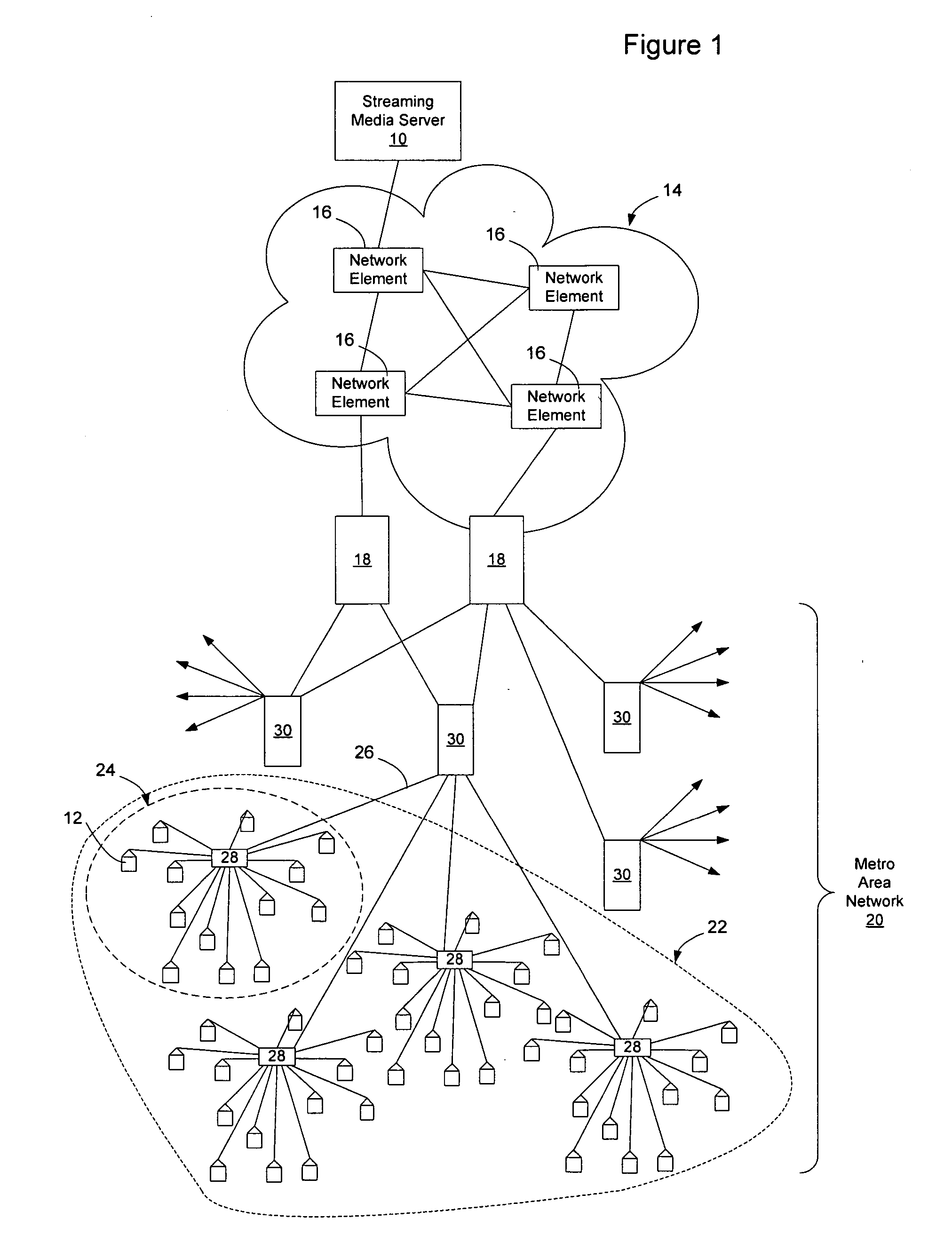 Method and apparatus for live streaming media replication in a communication network
