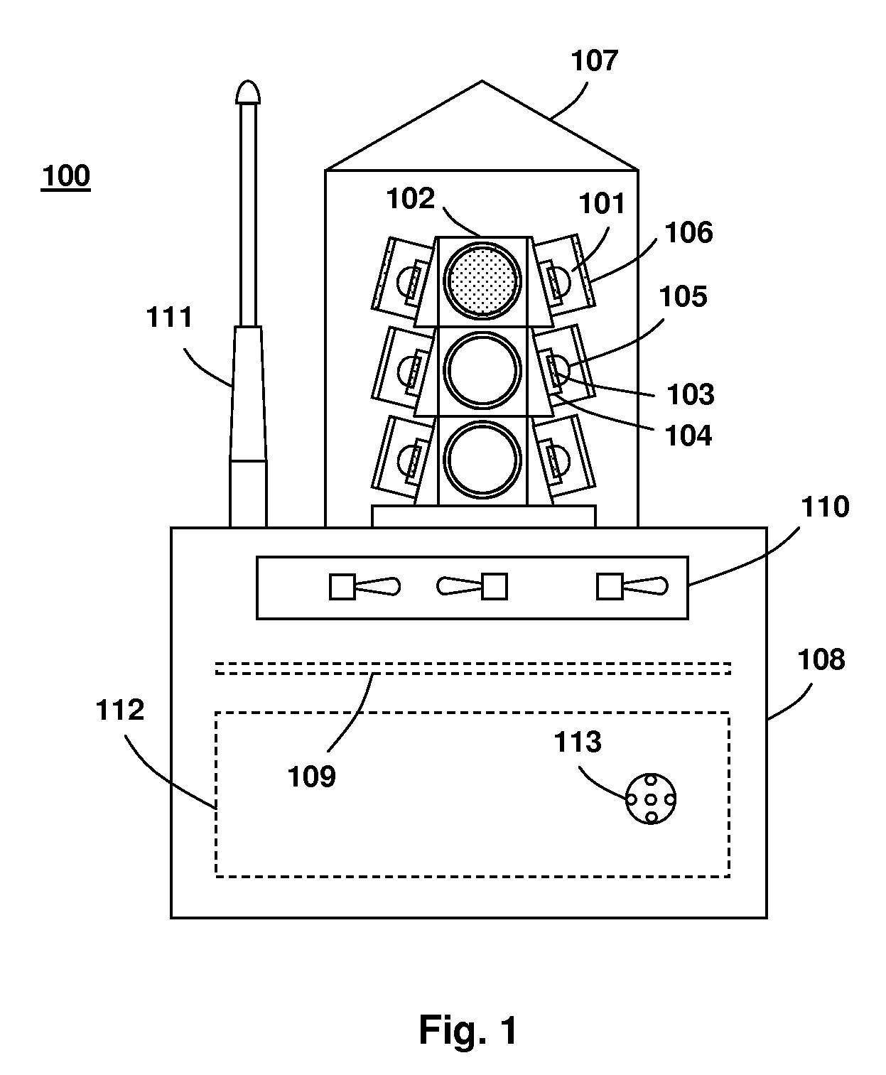LED signaling apparatus with infrared emission