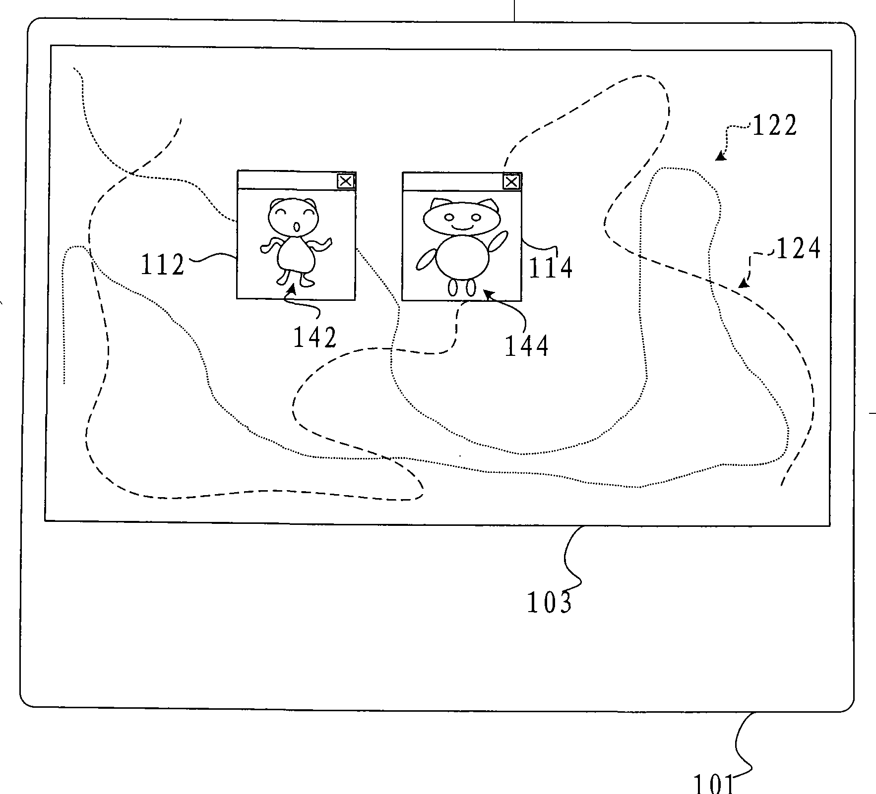 System and method for interaction of electronic pets