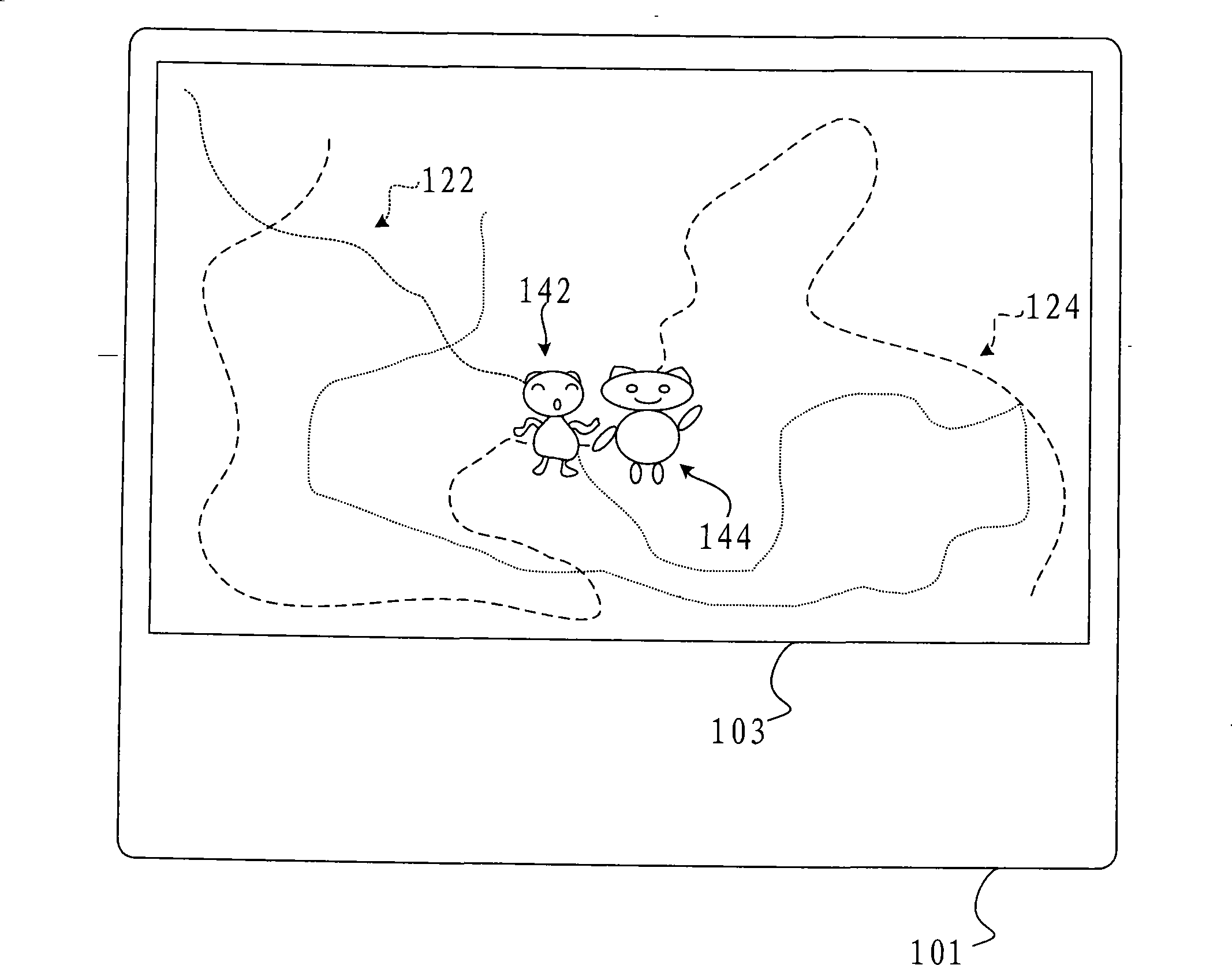 System and method for interaction of electronic pets