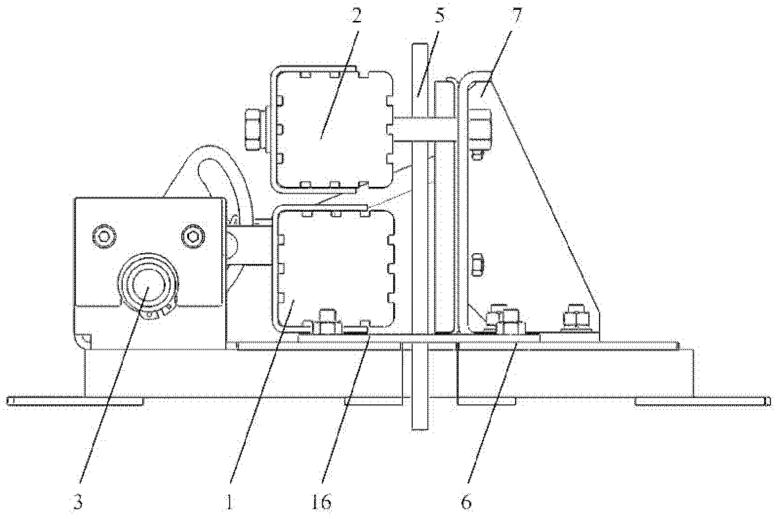 Rope-clamping device for installing steel wire rope of elevator