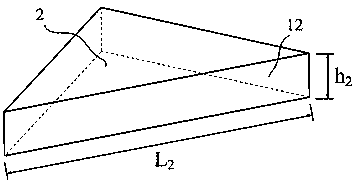 Novel folding cavity laser device with opposed right-angle prisms