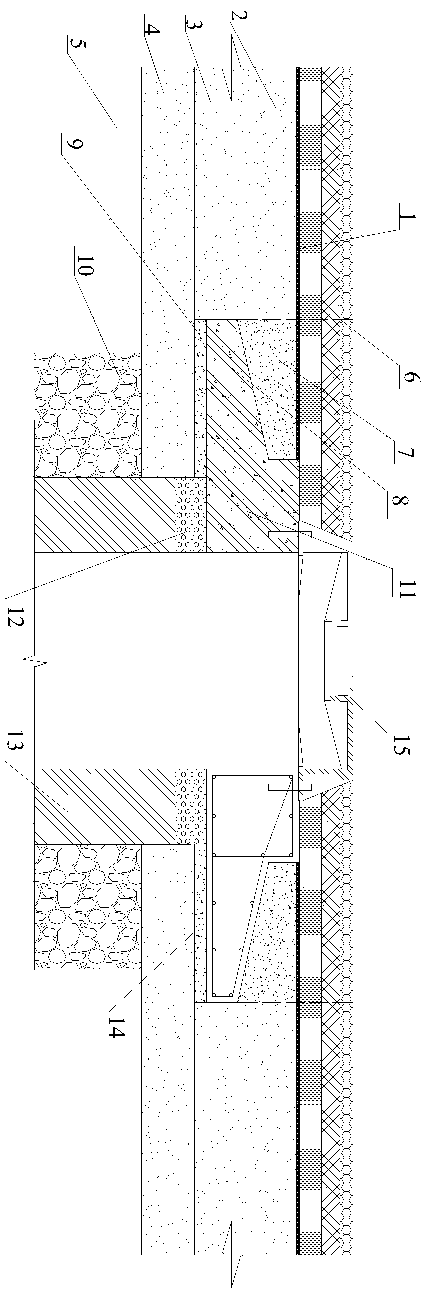 Municipal road heavy manhole cover walling crib reinforcement structure and construction method thereof