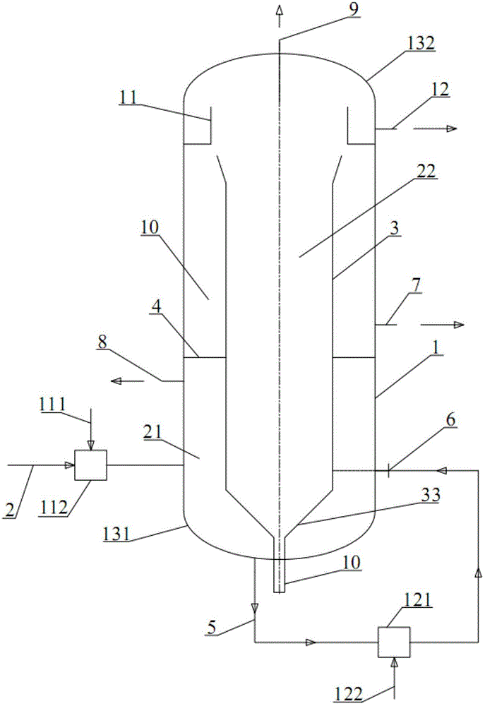 Two-stage rotational-flow air flotation separator