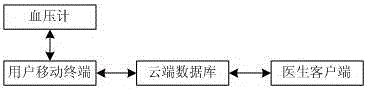 Blood-pressure measuring system and method