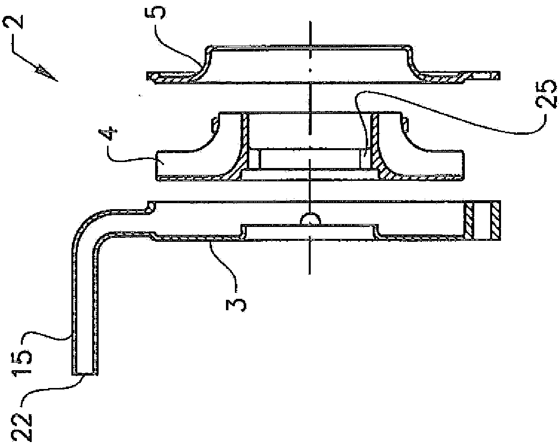 An arrangement for supplying oil to a brake