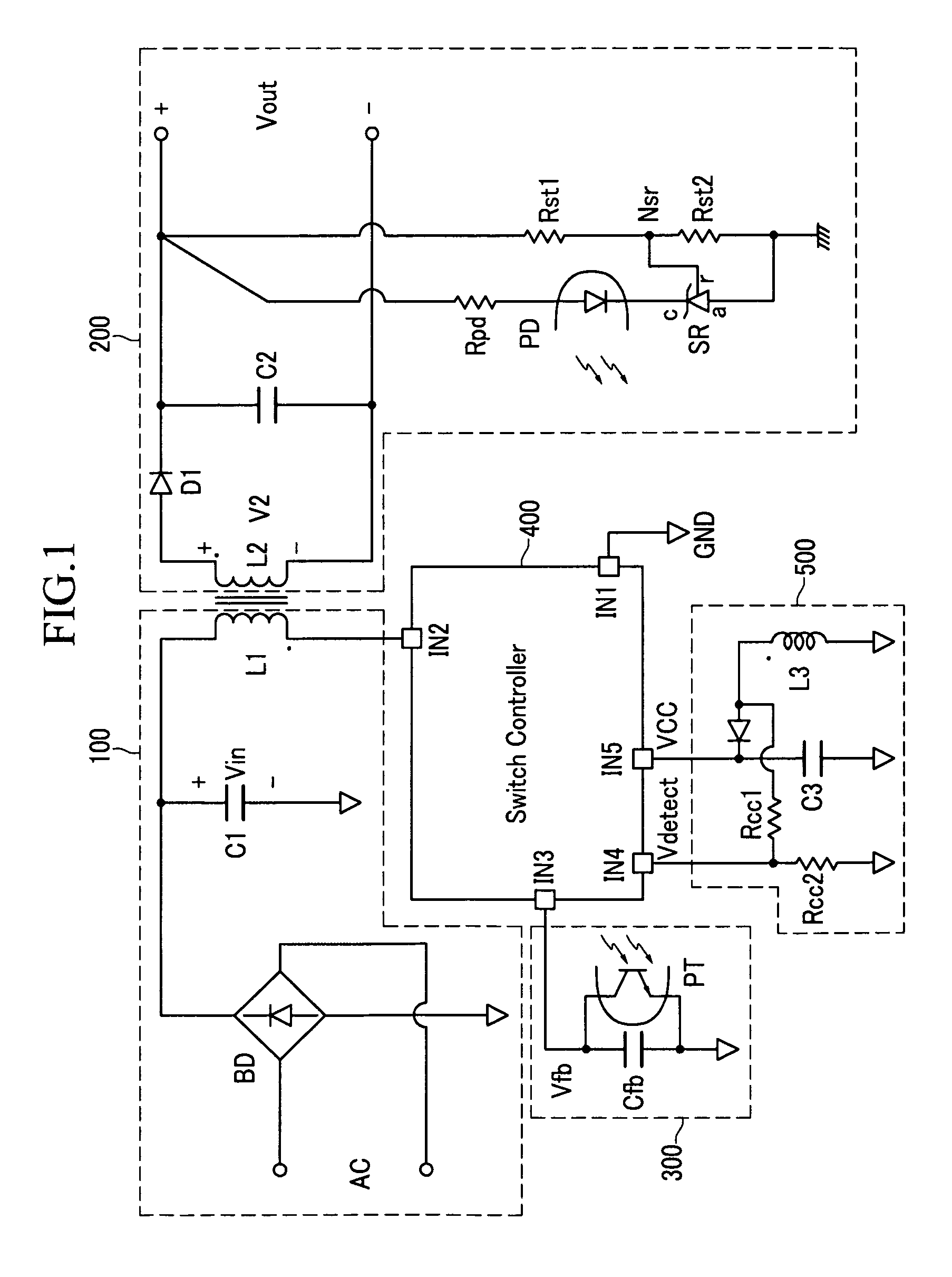 Overload and short protected soft-start converter