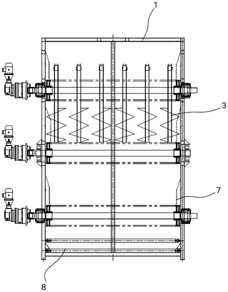 Thick-layer ventilation belt type fermentation machine