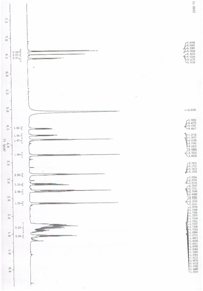 Tyrosol-biotin small molecular probe as well as preparation method and application thereof