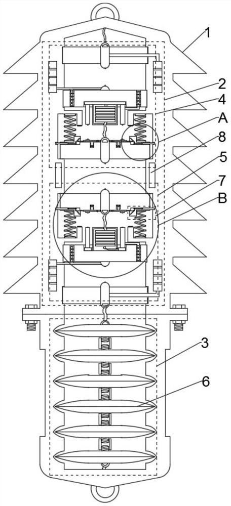 Lightning protection device for distribution lines