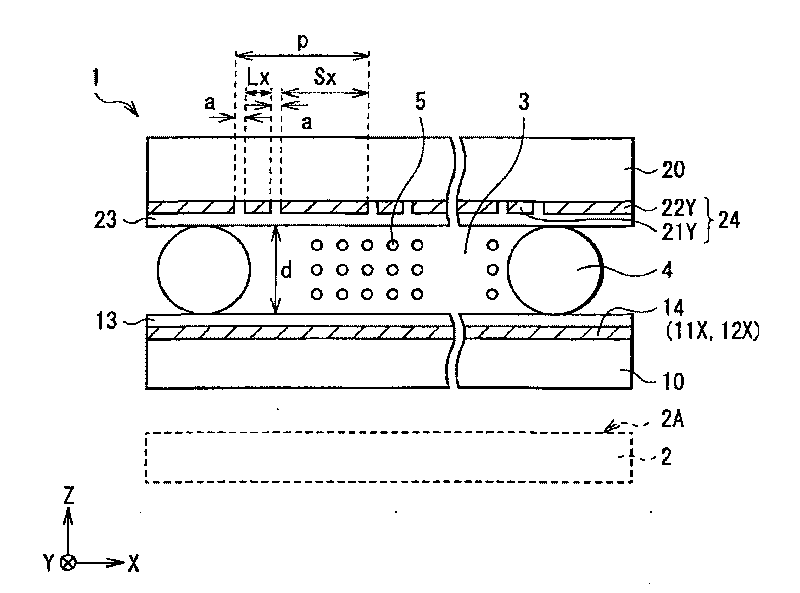 Lens array device and image display