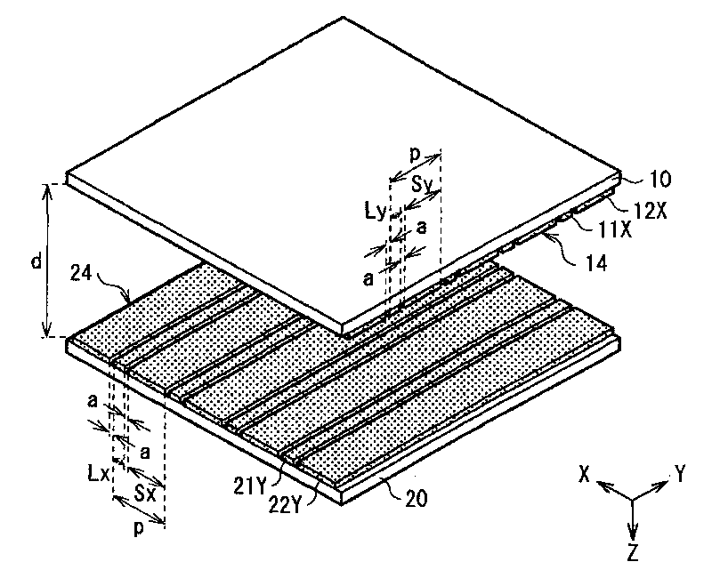 Lens array device and image display