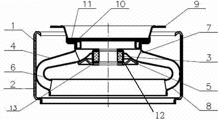 Guide shell structure for water pumps