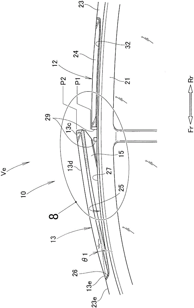 Sunroof structure for vehicle