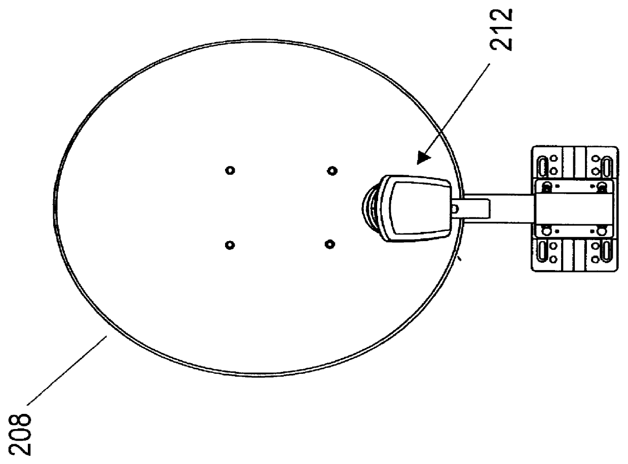 Dual elliptical corrugated feed horn for a receiving antenna