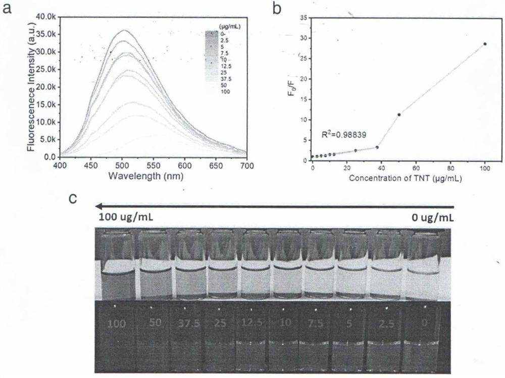 Dual-mode fluorescent copper nanocluster for rapid fluorescence detection of trinitrotoluene or trinitrophenol