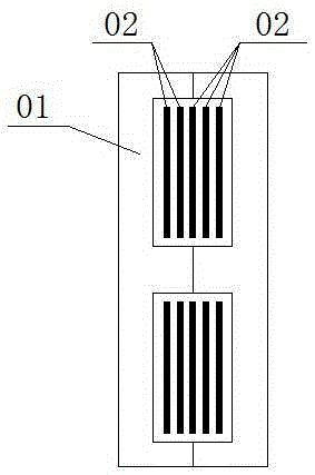 Flat high-voltage transformer and manufacturing method thereof