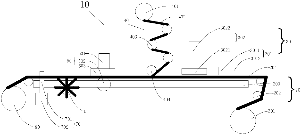 Carrier tape heat sealing device