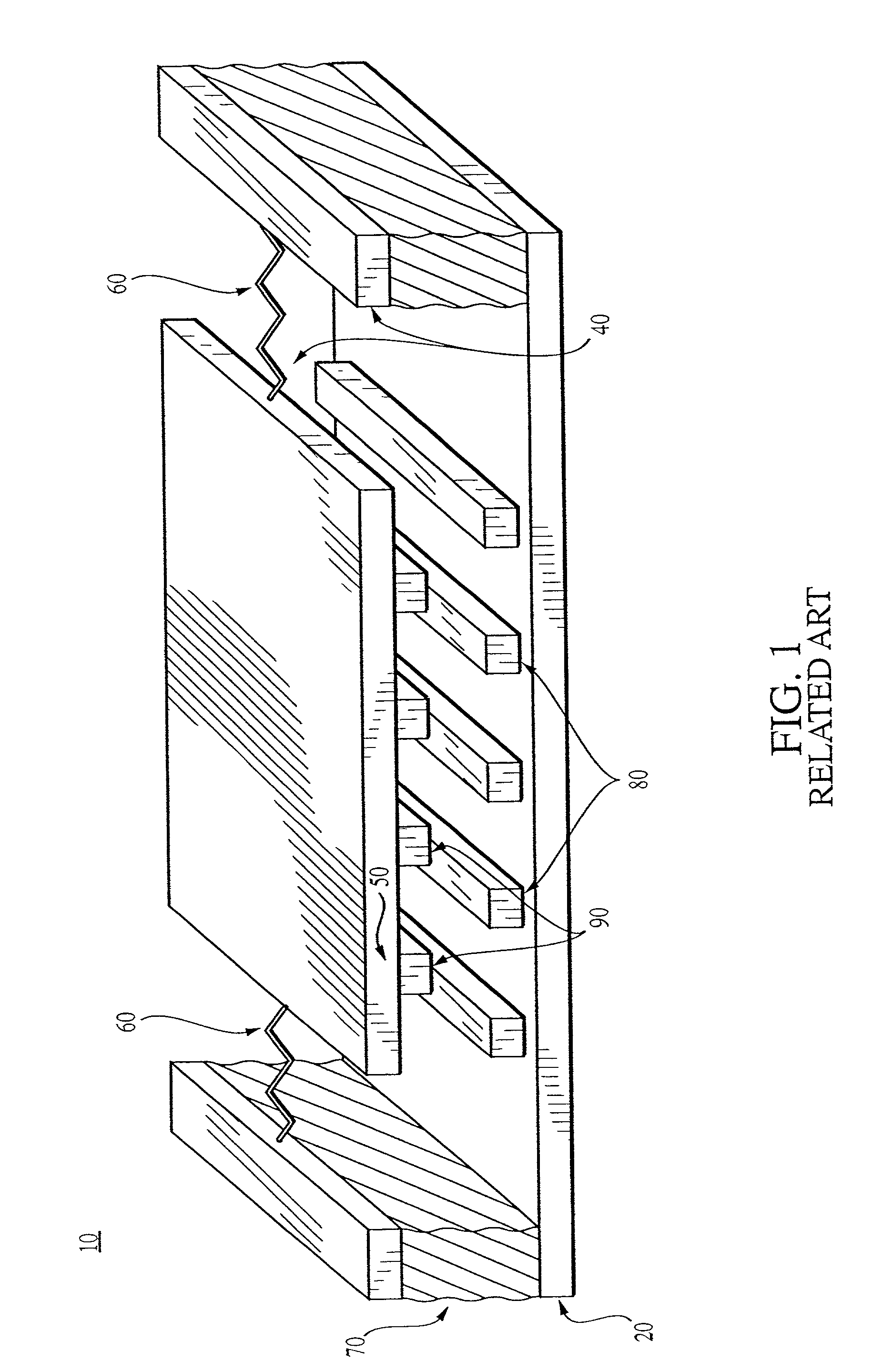 Use of standoffs to protect atomic resolution storage mover for out-of-plane motion