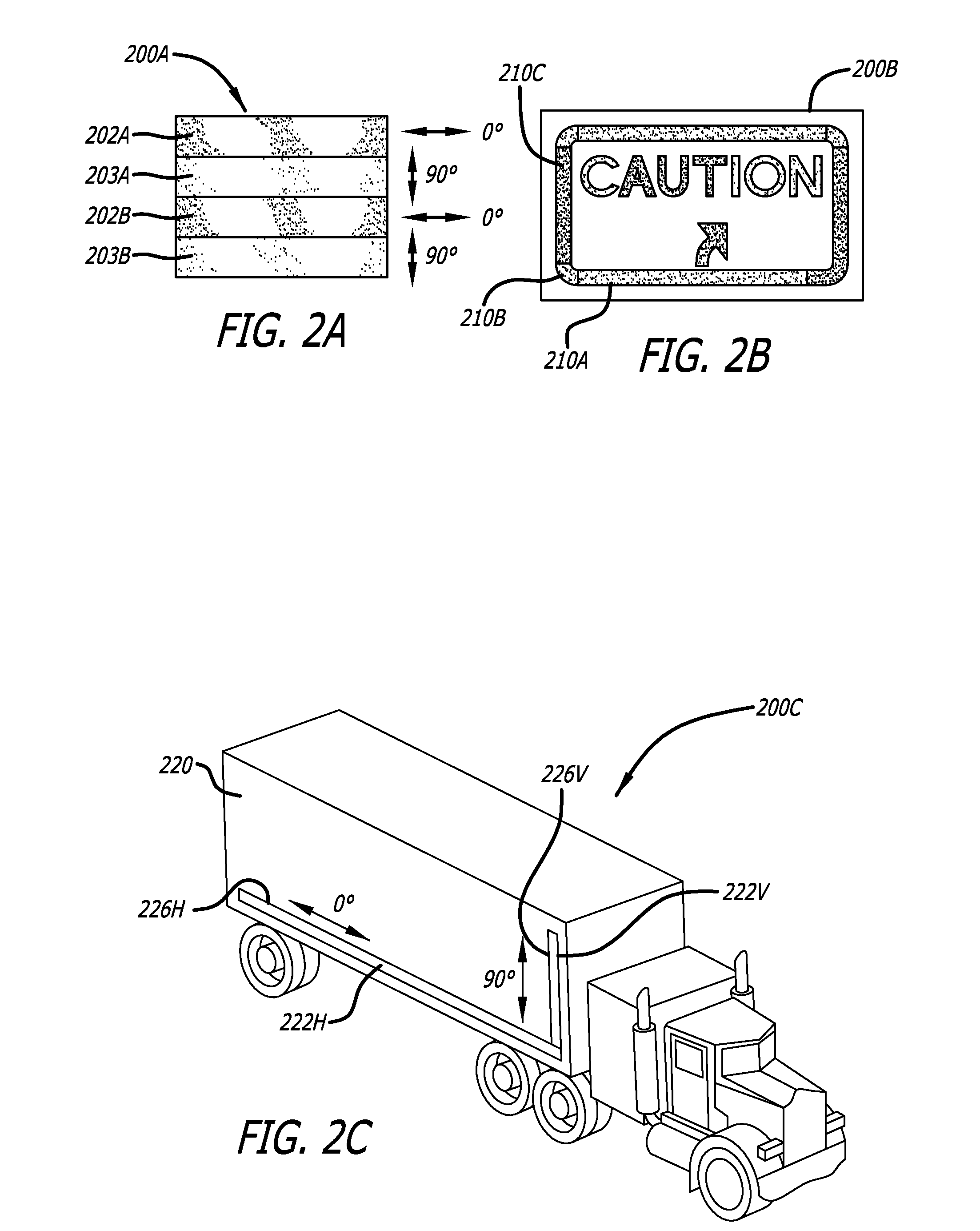 Patterned sheeting with periodic rotated patterned regions