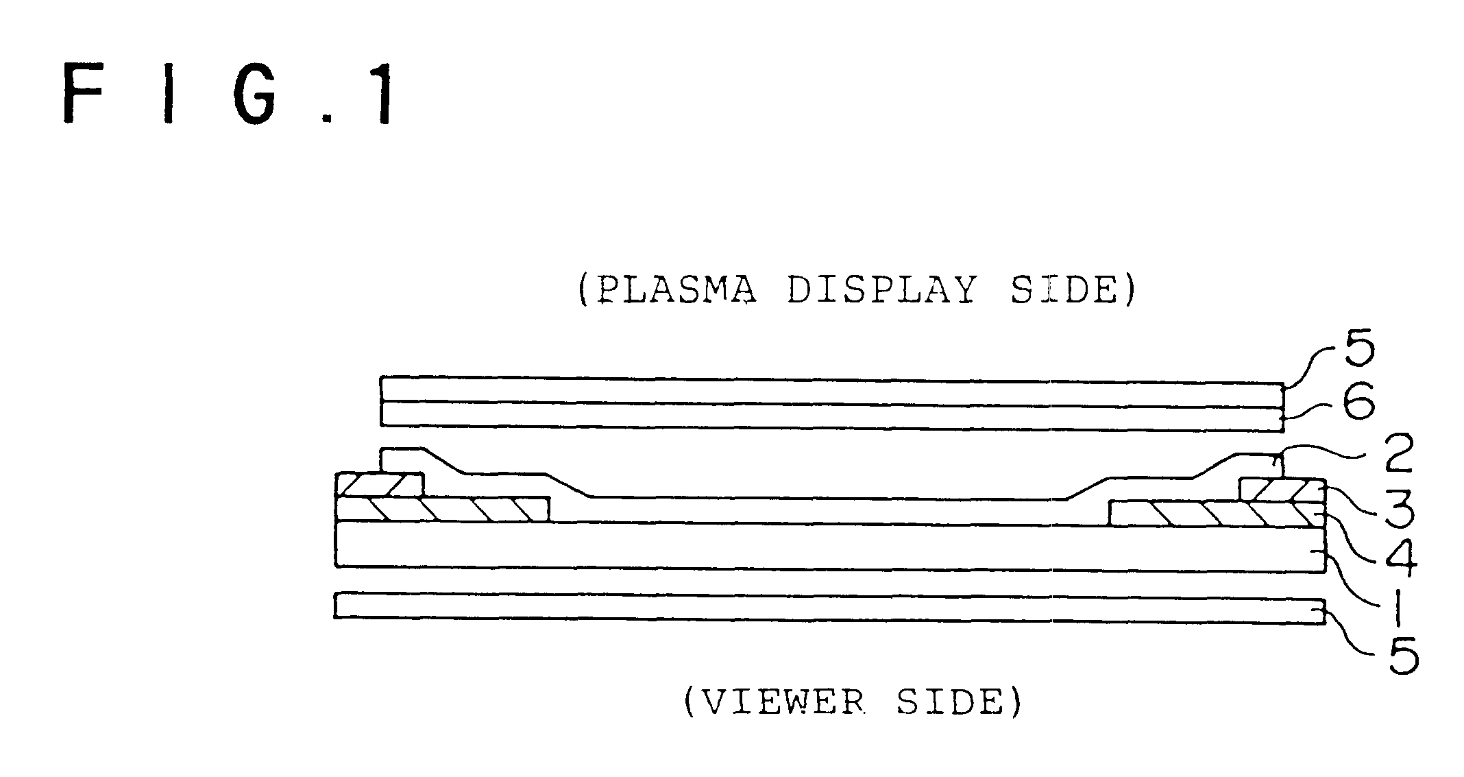 Protective plate for a plasma display and a method for producing the same