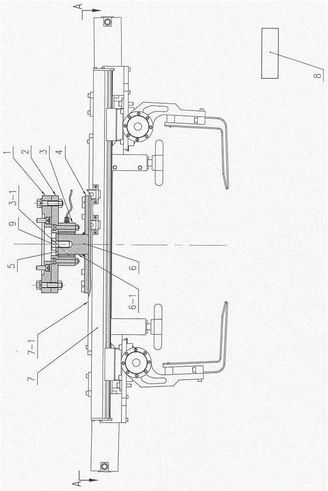 Palletizer's material package weight self-scale self-inspection self-classification palletizing device